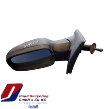 Renault Clio 3 Außenspiegel Links mechanisch Kunststoff Schwarz