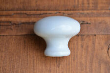 Möbelknopf rund Porzellan weiß Möbelgriff Knöpfe Knauf Schublade Keramik