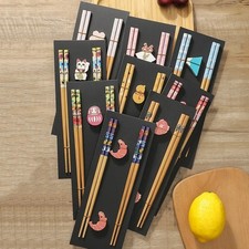 Holz Essstäbchen Set 2 Paar