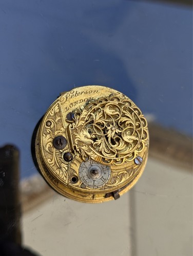 Uhrwerk spindeltaschenuhr - uhrwerk,