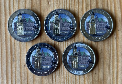 Euro münze bremen 2010 - 5x,