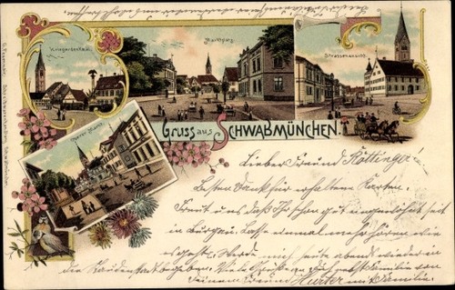 Litho schwabmünchen - schwabmünchen, in