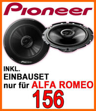 Alfa Romeo 156 - PIONEER BOXEN 16cm 2-Wege LAUTSPRECHER  Tür vorne Einbauset