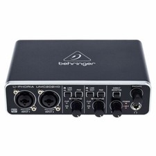 Behringer U-PHORIA UMC202HD USB Audio Interface 2x2 24-Bit Schwarz SEHR GUT