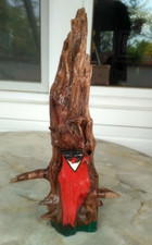 Holz Baumfigur - Deko Holzfigur mit Gesicht - Wurzelsepp Waldgeist ca. 38x23 cm