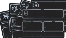 KAVALKADE Boxenschild schwarz