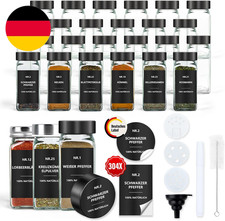 Gewürzgläser Eckig Mit