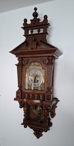 Große gründerzeit wanduhr - große,