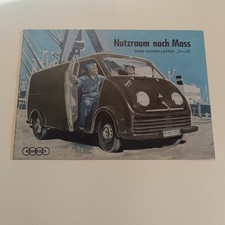 Original Prospekt DKW Schnellaster Oldtimer N29