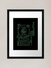 Proton Pack Pläne gerahmter