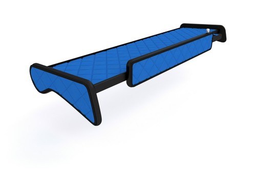Blauer led tisch für - blauer, man