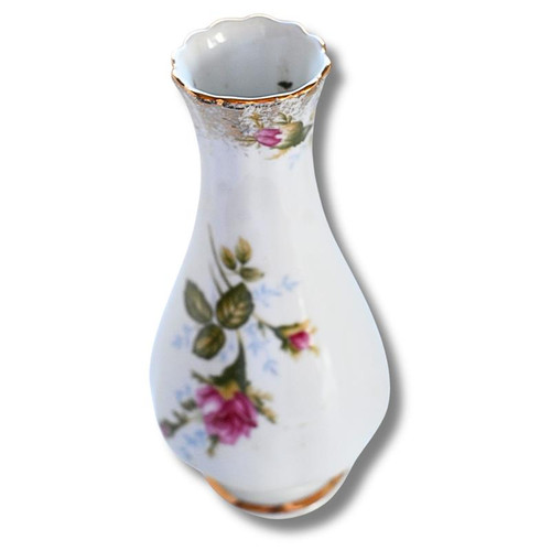 Kleine porzellan vase weiß - vase,