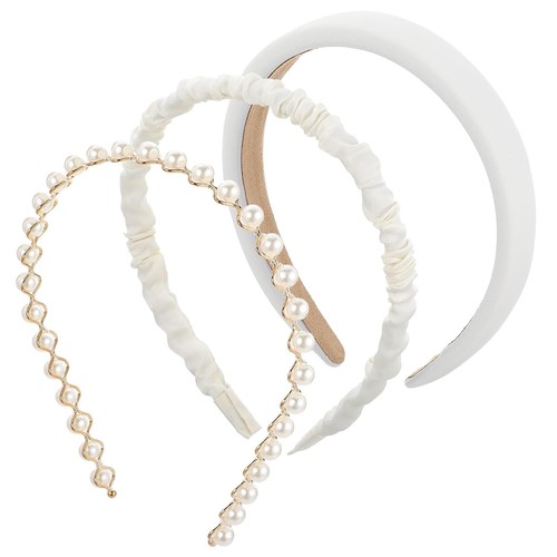Damen haarreif set mit perlen - damen,
