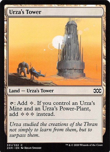 Mtg magic urza tower - mtg, double
