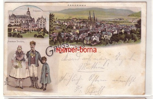 12984 lithografie gruss - ak,