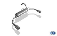 FOX Duplex Sportauspuff rechts links je 90mm Peugeot 107 ab Bj.00 1.0l