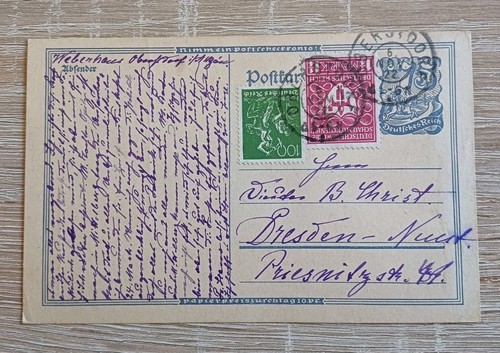 Postkarte deutsches reich - postkarte,