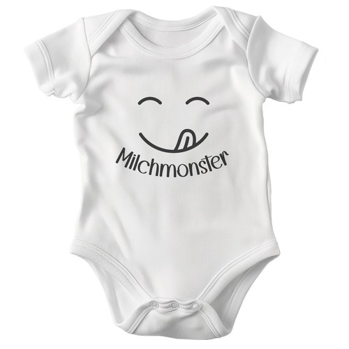 Unisex babybody weiss kurzarm - weiss,