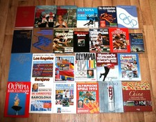 25 Bücher - OLYMPISCHE SPIELE, Olympia 1964-1992. Konvolut.