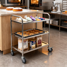 Edelstahl Küchenwagen