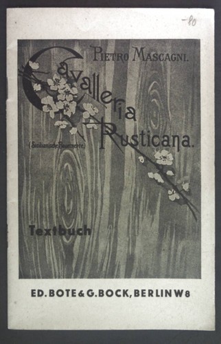 Cavalleria rusticana - cavalleria,