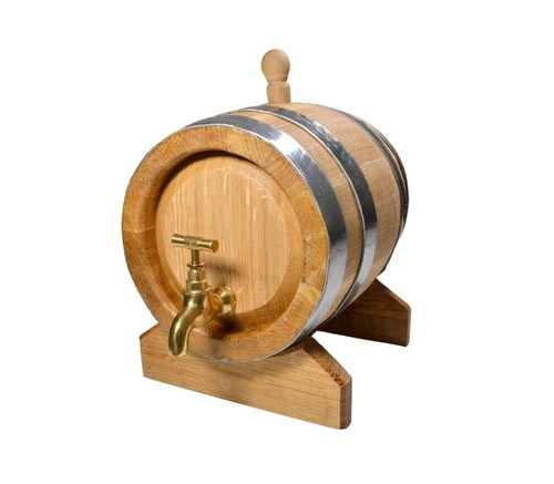 Holzfass liter mit metall - holzfass,