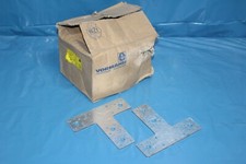 50 Stück T Flachwinkel Flachverbinder Winkel 160x98x2,5 Lochplatten Verbinder