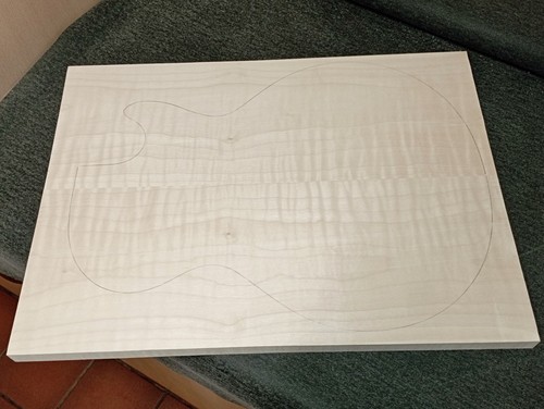 Flamed maple topset - flamed,