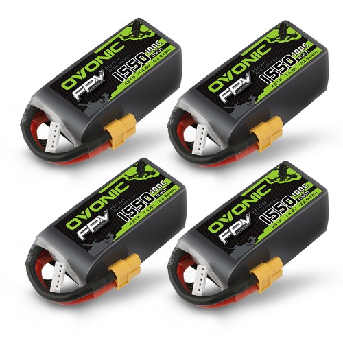 Ovonic 1550mah 100c 8v - 4x, 14.8v