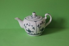 AH Original Historisch Porzellan Blau Dresmer Teekanne Kanne 0,8 Liter