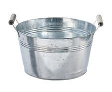 Zink Wanne rund, Zinkschale