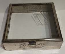 alter Brandt Gebäck  Schaukasten Kolonialwaren Display Vitrine