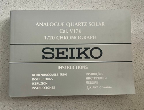 Seiko cal v176 analog - seiko,