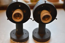 2 alte Leuchten, Wand-Lampen schwarz
