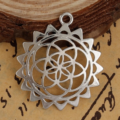 Lebensblume charm anhänger - ,