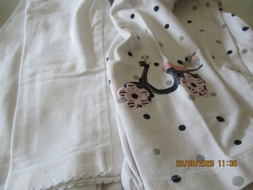 Weisse leggins uni - 2,