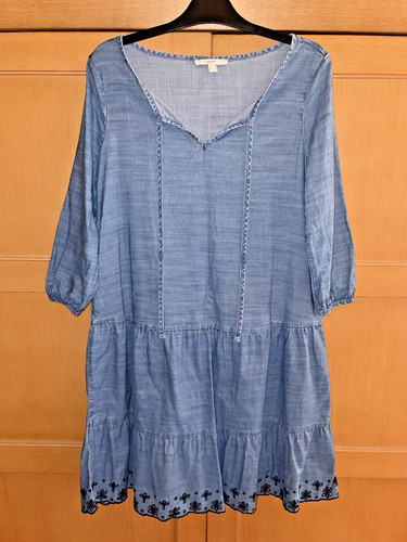Esprit lyocell jeans kleid - ,