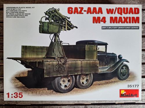Miniart gaz aaa quad - gaz-aaa, w/quad