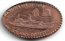 Quetschmünze Nr. 9 Helgoland