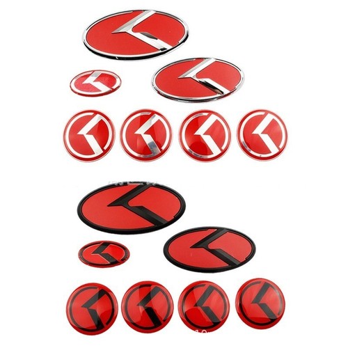 7pcs set badge for kia - badge,