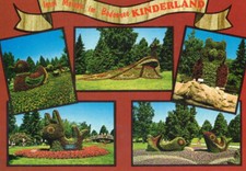 ak insel mainau kinderland mehrbildkarte ungelaufen