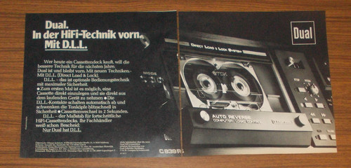 Seltene werbung vintage dual - seltene,