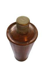 Kupfer Wärmflasche Massiv Schwer Hochwertig Antiquität. Antik Sammler Alt Ostfr.