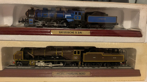 Dampflokomotive bayerische - 2x,