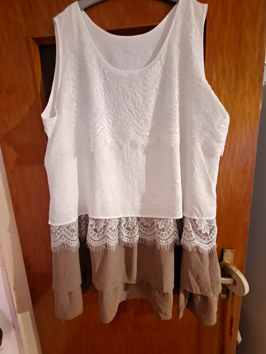 Damen top longtop ärmellos - damen,
