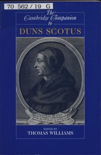The Cambridge Companion to Duns Scotus Williams, Thomas:
