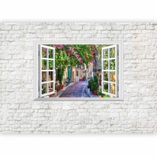 Fensterblick stadt gasse - fensterblick, vlies