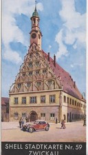 Shell Stadtkarte 59 Zwickau