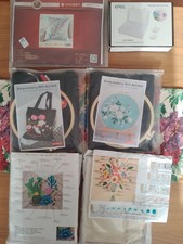 Sickerei-Set: 4 Stoffbeutel