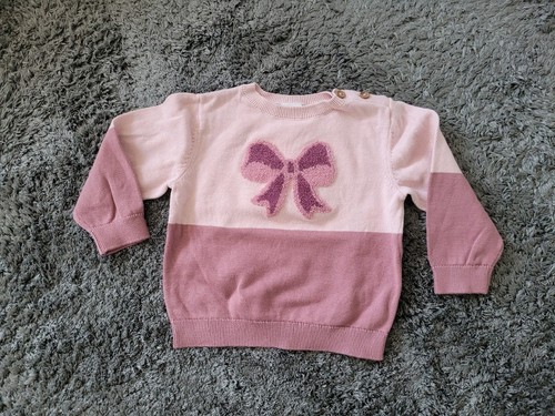 Rosa strickpullover mit - rosa,